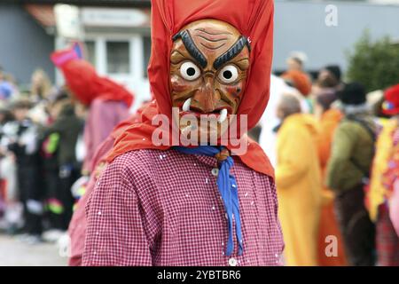 Große schwäbisch-alemannische Karnevalsparade Stockfoto