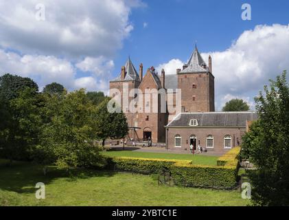 Schloss Loevestein in der niederländischen Region Bommelerwaard in der Nähe von Poederoijen Stockfoto