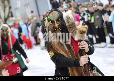 Große schwäbisch-alemannische Karnevalsparade Stockfoto