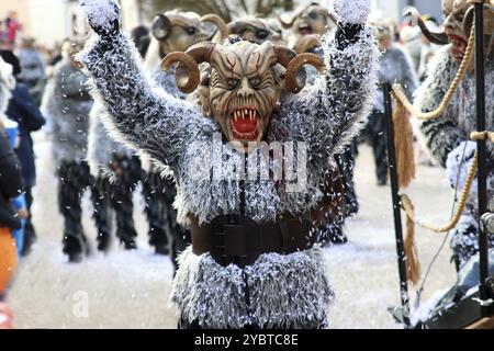 Große schwäbisch-alemannische Karnevalsparade Stockfoto