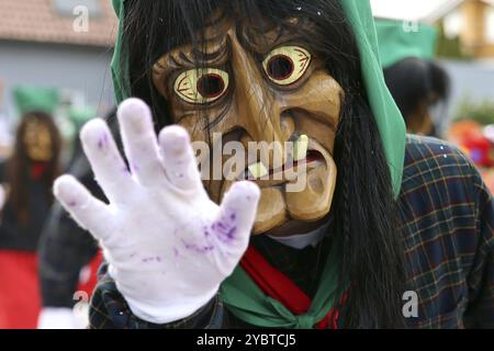 Große schwäbisch-alemannische Karnevalsparade Stockfoto