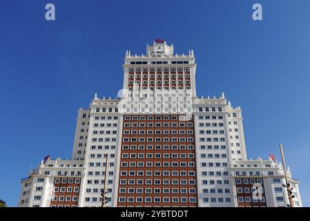 Madrid, Spanien, 5. Februar 2022: Riu Plaza Espana Hotel, Europa Stockfoto