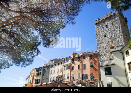 Fotodokumentation des kleinen bunten Dorfes Portovenere Liguria Italien Stockfoto