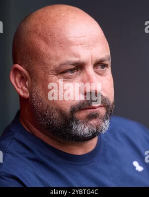 Manolo Gonzalez Cheftrainer der RCD Espanyol während des spanischen Meisterschaftsspiels La Liga zwischen Athletic Club und RCD Espanyol am 19. Oktober 2024 in San Mames in Bilbao, Spanien Stockfoto