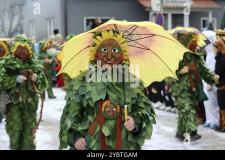 Große schwäbisch-alemannische Karnevalsparade Stockfoto