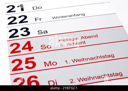 Weihnachten, das fest der Geburt Christi Stockfoto