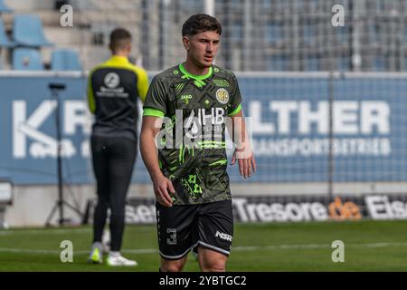 Chemnitz, Deutschland 19. Oktober 2024: Regionalliga Nordost - 2024/2025 - Chemnitzer FC vs. VFC Plauen im Bild: Jasin Jusic (Plauen) Stockfoto