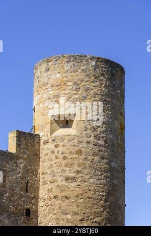 Mittelalterliche Burg in FRIAS, Burgos Spanien Stockfoto