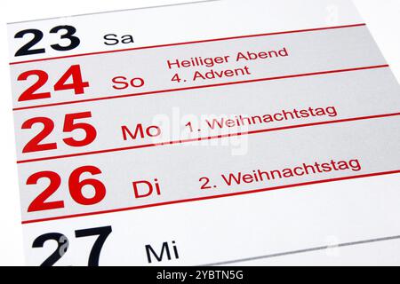 Weihnachten, das fest der Geburt Christi Stockfoto