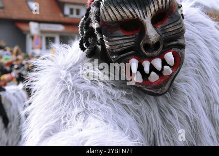 Große schwäbisch-alemannische Karnevalsparade Stockfoto