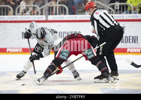 PSD Bank Dome, Düsseldorf, Nordrhein-Westfalen, Gregor Macleod (Koelner Haie, #89), PENNY DEL, Duesseldorfer EG-Koelner Haie am 18.10.2024 Stockfoto