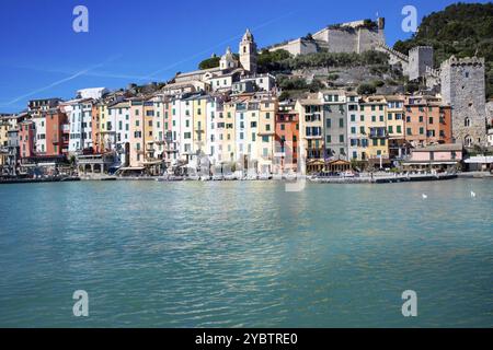 Fotodokumentation des Küstendorfes Portovenere Liguria Italien Stockfoto