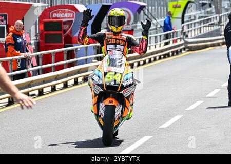 Rennen von Qatar Airways Grand Prix der MotoGP von Australien auf dem Phillip Island Circuit. Australien 20. Oktober 2024 im Bild: Moto2™ Fermin Aldeguer Carreras del Gran Premio Qatar Airways de MotoGP de Australia en el circuito de Phillip Island. 20 de Octubre de 2024 POOL/MotoGP.com/Cordon Pressebilder sind nur für redaktionelle Zwecke bestimmt. Obligatorischer Vermerk: © MotoGP.com Credit: CORDON PRESS/Alamy Live News Stockfoto