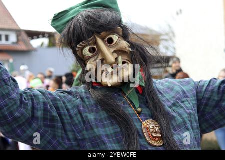 Große schwäbisch-alemannische Karnevalsparade Stockfoto