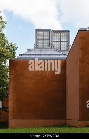 Stockholm, Schweden, 9. August 2019: Moderna Museum auf der Insel Skeppsholmen im Zentrum Stockholms. Entworfen von Rafael Moneo spanischer Architekt, Euro Stockfoto