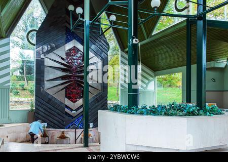 Vrnjacka Banja - Mineral Spring Lake Stockfoto