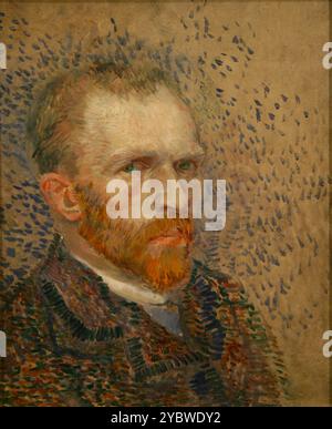 Vincent Van Gogh Selbstportrait Stockfoto