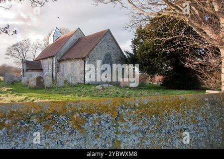 St. Andrew bei der Ford Kirche, Ford, West Sussex, England Stockfoto