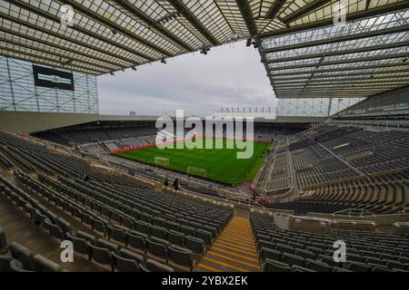 Newcastle, Großbritannien. Oktober 2024. Allgemeiner Blick auf das Stadion während des Spiels Newcastle United FC gegen Brighton & Hove Albion FC English Premier League in St. James' Park, Newcastle, England, Großbritannien am 19. Oktober 2024 Credit: Every Second Media/Alamy Live News Stockfoto