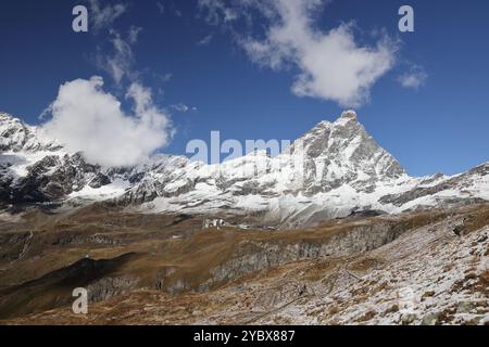 Breul - Matterhorn, Matterhorn, Cervinia, italia Stockfoto