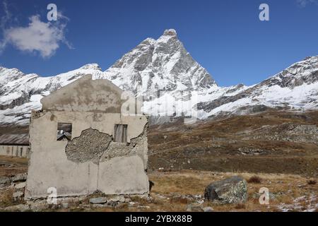 Breul - Matterhorn, Matterhorn, Cervinia, italia Stockfoto