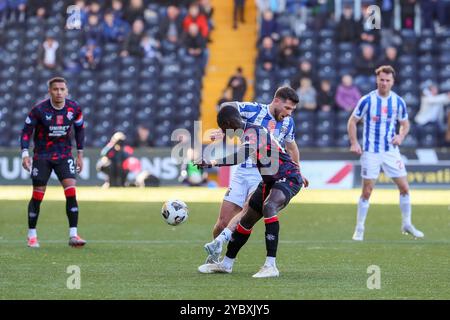 Kilmarnock, Großbritannien. Oktober 2024. Kilmarnock fc spielte gegen den Rangers FC in der schottischen Premiership, 1. Phase, in ihrem Heimatland Rugby Park, Kilmarnock, Ayrshire, Schottland, UK. Das Finale war Kilmarnock 1:0-Rangers und das Siegtor wurde von MARLEY WATKINS, Kilmarnock 23, in 87 Minuten erzielt. Quelle: Findlay/Alamy Live News Stockfoto