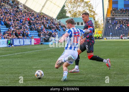 Kilmarnock, Großbritannien. Oktober 2024. Kilmarnock fc spielte gegen den Rangers FC in der schottischen Premiership, 1. Phase, in ihrem Heimatland Rugby Park, Kilmarnock, Ayrshire, Schottland, UK. Das Finale war Kilmarnock 1:0-Rangers und das Siegtor wurde von MARLEY WATKINS, Kilmarnock 23, in 87 Minuten erzielt. Quelle: Findlay/Alamy Live News Stockfoto