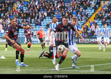 Kilmarnock, Großbritannien. Oktober 2024. Kilmarnock fc spielte gegen den Rangers FC in der schottischen Premiership, 1. Phase, in ihrem Heimatland Rugby Park, Kilmarnock, Ayrshire, Schottland, UK. Das Finale war Kilmarnock 1:0-Rangers und das Siegtor wurde von MARLEY WATKINS, Kilmarnock 23, in 87 Minuten erzielt. Quelle: Findlay/Alamy Live News Stockfoto