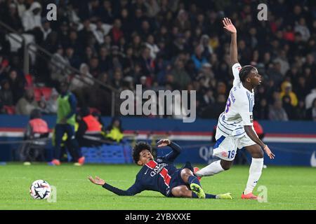 Paris, Frankreich. Oktober 2024. Während des 8. Tages der Ligue 1 Mc Donald's, zwischen PSG und RC Strasbourg Elsace im Parc des Princes, 19. Oktober 2024 Credit: LE PICTORIUM/Alamy Live News Stockfoto