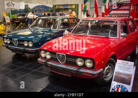 salzburg, österreich, 19 okt 2024, Classic expo, Ausstellung für Oldtimer und Motorräder, Oldtimer Show., alfa romeo rio Limousine *** salzburg, österreich, 19 Okt 2024, Classic expo, ausstellung für Oldtimer und Motorräder, Oldtimer Show, alfa romeo rio Limousine Copyright: XW. Simlingerx Stockfoto