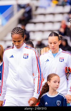 Paris, Frankreich. Oktober 2024. Wendie Renard (3 Olympique Lyonnais) während des Spiels Arkema Premiere Ligue zwischen Paris FC und Olympique Lyonnais im Stade Charlety in Paris. (Pauline FIGUET/SPP) Credit: SPP Sport Press Photo. /Alamy Live News Stockfoto