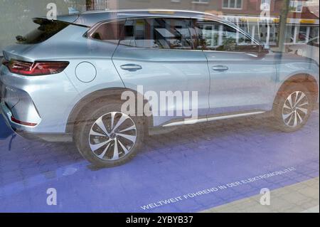DEUTSCHLAND, Sittensen, Autohaus für chinesische Elektroautos BYD / DEUTSCHLAND, Sittensen, Autohaus für chinesische Elektroautos BYD, Made in China Stockfoto