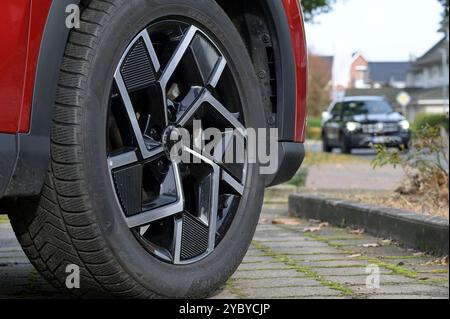 DEUTSCHLAND, Sittensen, Autohaus für chinesische Elektroautos BYD / DEUTSCHLAND, Sittensen, Autohaus für chinesische Elektroautos BYD, Made in China Stockfoto