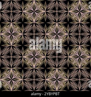 Nahtloses Abstraktes Muster, Geometrisches Muster Stockfoto