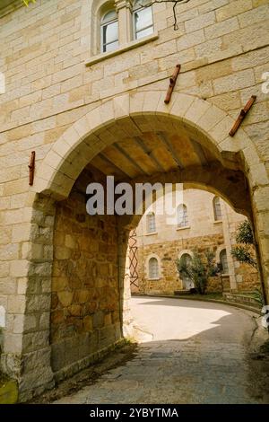 Das verlassene Bergwerk Ingurtosu und die Brassey Washery, Sulcis Iglesiense, Arbus, Provinz Süd-Sardinien, Italien Stockfoto