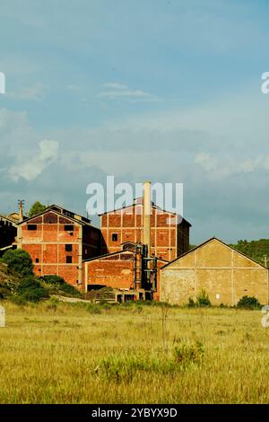 Das verlassene Bergwerk San Giovanni in Iglesias, Sulcis Iglesiente, Arbus, Provinz Süd-Sardinien, Italien Stockfoto