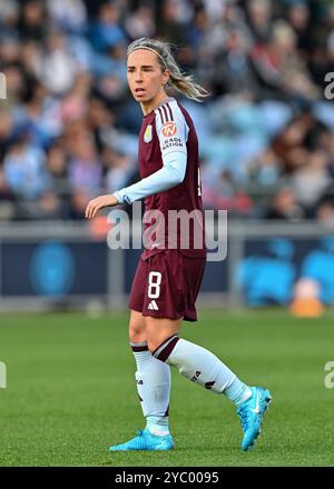 Jordan Nobbs of Aston Villa Women während des Barclays Women's Super League Match Manchester City Women vs Aston Villa Women im Joie Stadium, Manchester, Großbritannien, 20. Oktober 2024 (Foto: Cody Froggatt/News Images) Stockfoto