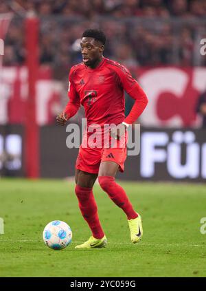 Alphonso DAVIES, FCB 19 im Spiel FC BAYERN MÜNCHEN - VFB STUTTGART 4-0 am 19. Oktober 2024 in München. Saison 2024/2025, 1.Bundesliga, FCB, München, Spieltag 7, 7.Spieltag Fotograf: Peter Schatz - DFL-VORSCHRIFTEN VERBIETEN JEDE VERWENDUNG VON FOTOGRAFIEN als BILDSEQUENZEN und/oder QUASI-VIDEO - Stockfoto