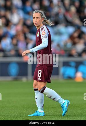 Manchester, Großbritannien. Oktober 2024. Jordan Nobbs of Aston Villa Women während des Barclays Women's Super League Matches Manchester City Women vs Aston Villa Women im Joie Stadium, Manchester, Großbritannien, 20. Oktober 2024 (Foto: Cody Froggatt/News Images) in Manchester, Vereinigtes Königreich am 20. Oktober 2024. (Foto: Cody Froggatt/News Images/SIPA USA) Credit: SIPA USA/Alamy Live News Stockfoto