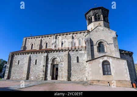 Frankreich, Region Auvergne-Rhone-Alpes, Thuret (Département Puy-de-Dome), Kirche Saint-Martin Stockfoto