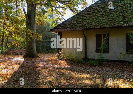 Lanke Deutschland 2024: Der Waldhof am Bogensee ist der ehemalige Landsitz des NS-Propagandaministers Joseph Goebbels. Stockfoto