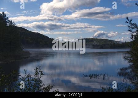 La Mauricie Nationalpark - Lac-Wapizagonke Stockfoto