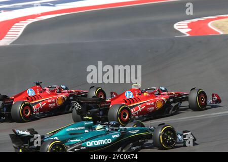 Während des Formel-1-Rennens Pirelli, USA. Februar 2024. Grand Prix 2024, der auf dem Circuit of Americas in Austin, TX (USA), 18.-20. September 2024 (Foto: Alessio de Marco/SIPA USA) Credit: SIPA USA/Alamy Live News Stockfoto