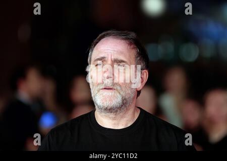 Rom, Italien - 18. Oktober 2024: Valerio Mastandrea besucht den roten Teppich „Italo Calvino Nelle Città“ während des 19. Rom Film Festivals im Auditorium Parco Della Musica. Stockfoto