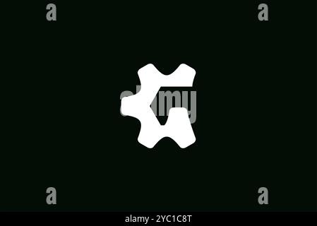 Gear Letter g Industrie Logo Design Vektor Geschäftsmarke kreative Ideen editierbar Stock Vektor