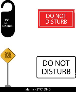 Das Design der Icon-Illustration darf nicht gestört werden Stock Vektor