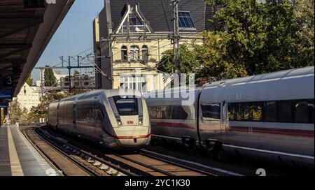 S-Bahnhof Tiergarten mit nah- und Fernzügen, Berlin, Deutschland, Europa Stockfoto