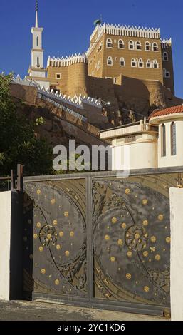 Al-Aan-Palast, Architektur, Najran, Gebäude, Naher Osten, Saudi-Arabien, Saudi-Arabien, Asien Stockfoto