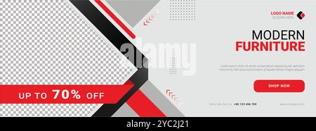 Facebook-Cover-Poster Stock Vektor