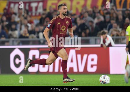 Rom, Latium. Oktober 2024. Bryan Cristante von AS Roma während des Spiels der Serie A zwischen Roma und Inter im Olympiastadion, Italien, 20. Oktober 2024. Gutschrift: massimo insabato/Alamy Live News Stockfoto